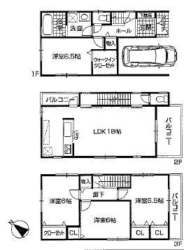 Floor plan. 29,800,000 yen, 4LDK, Land area 71.58 sq m , Building area 119.01 sq m