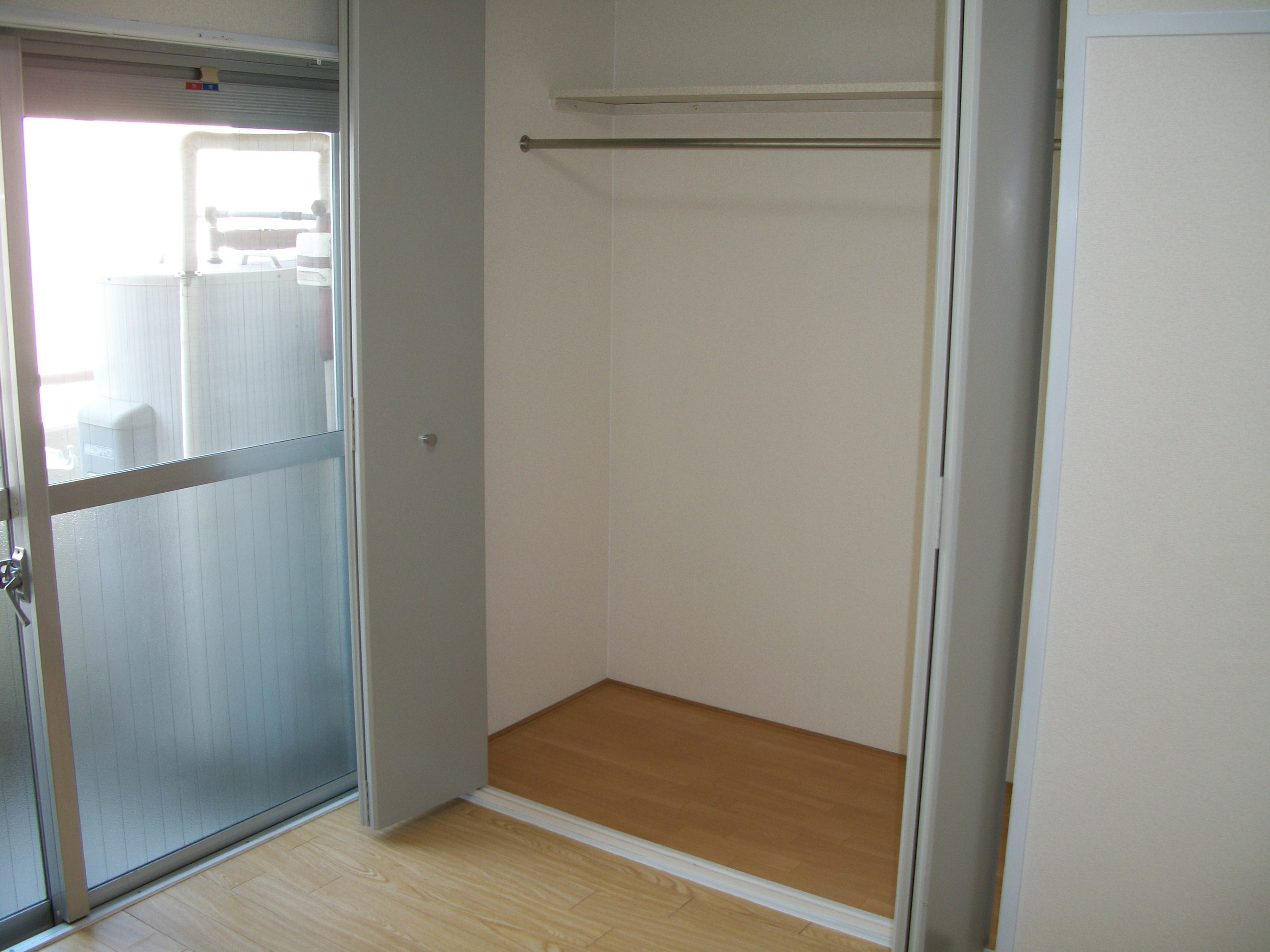 Other room space. Originally, So we have a closet in the closet, Spacious is. 