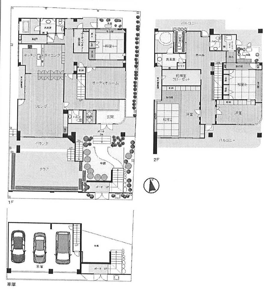 Floor plan. 198 million yen, 5LDK + S (storeroom), Land area 492.37 sq m , Building area 414.79 sq m