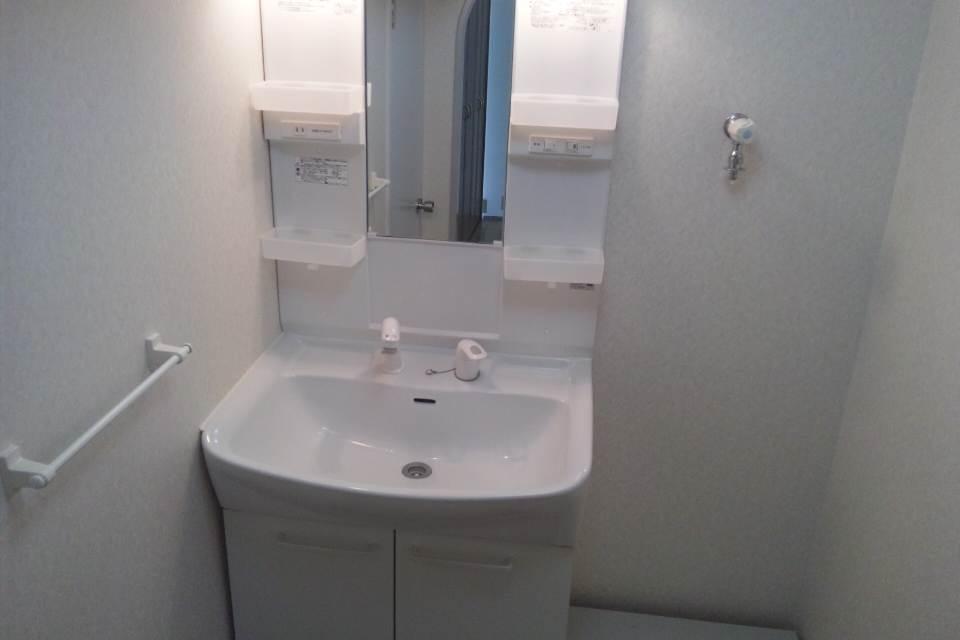 Wash basin, toilet