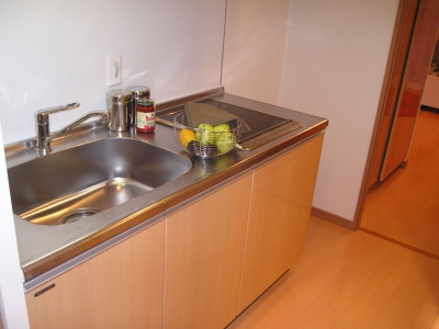 Kitchen. It is cooking also easy to put the kitchen as well as a refrigerator! 