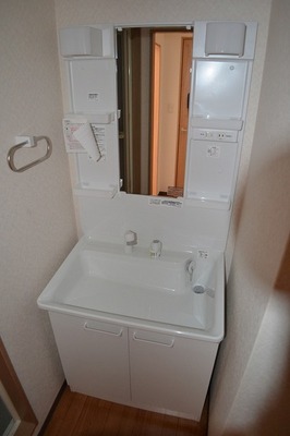 Washroom. It comes with a very useful shampoo dresser in a busy morning