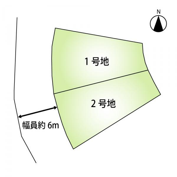 Compartment figure. Land price 39,800,000 yen, Land area 177.09 sq m