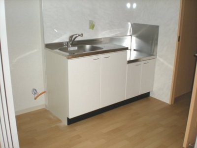 Kitchen. Recommended for students of self-catering school
