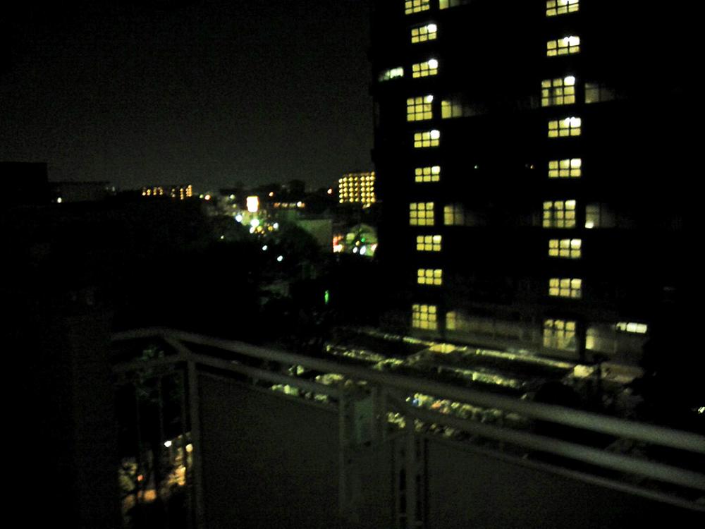 View photos from the dwelling unit. View room (2013 November 16, night) shooting from the field