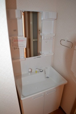 Washroom. It comes with convenient shampoo dresser in a busy morning