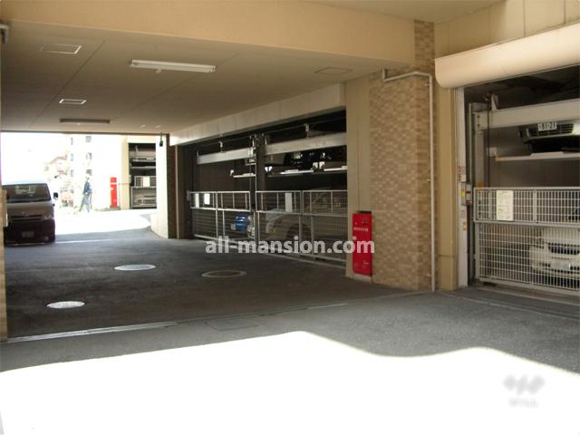 Parking lot. Common areas