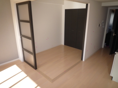 Other room space. Semi-double is also firmly be installed! It is a longing of 1LDK! 