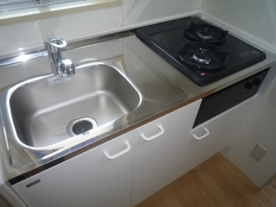 Kitchen. The kitchen is now! System kitchen renovation! Also firmly glad sink