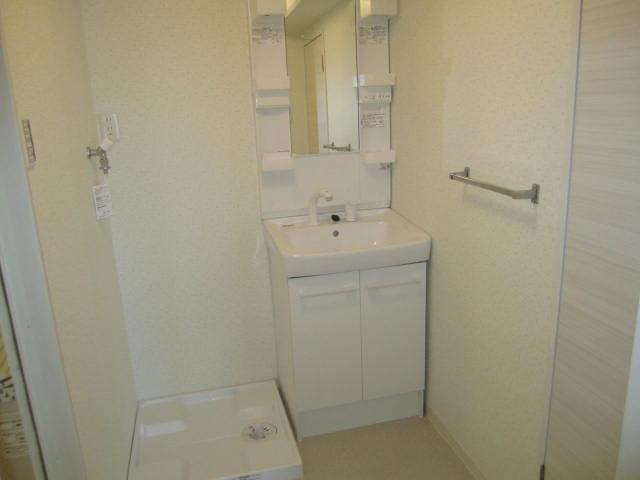 Wash basin, toilet. Indoor laundry bread!