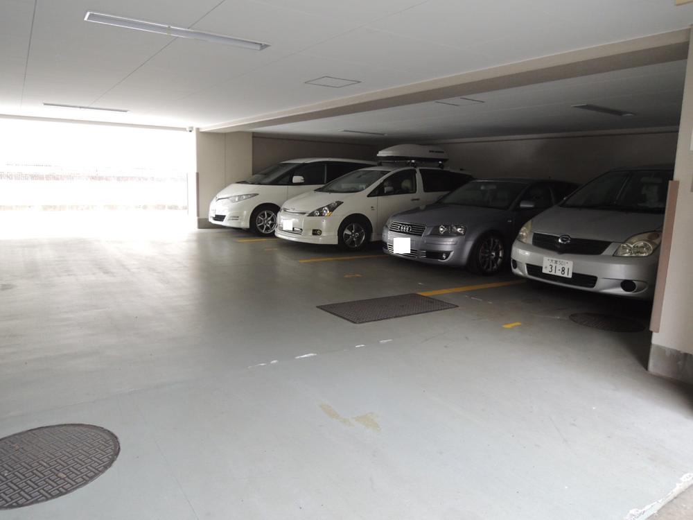 Parking lot. Common areas