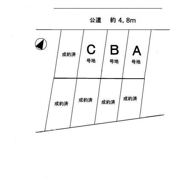 Compartment figure. Land price 23,300,000 yen, Land area 89.22 sq m