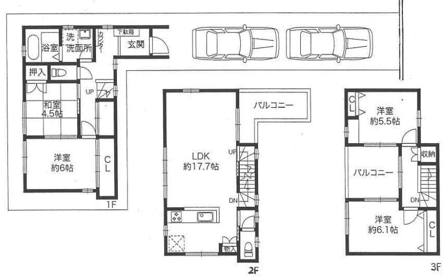 Floor plan. 39,800,000 yen, 4LDK, Land area 93.47 sq m , Building area 100.44 sq m