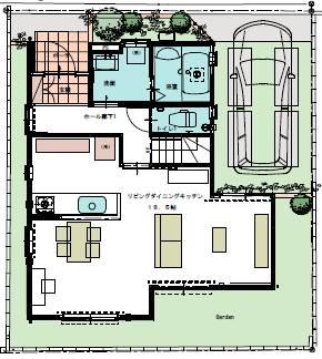 Floor plan. 16.2 million yen, 3LDK + S (storeroom), Land area 93.22 sq m , Building area 97.21 sq m