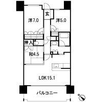 Floor: 3LDK, occupied area: 70.25 sq m, Price: 29,783,000 yen ~ 32,027,000 yen