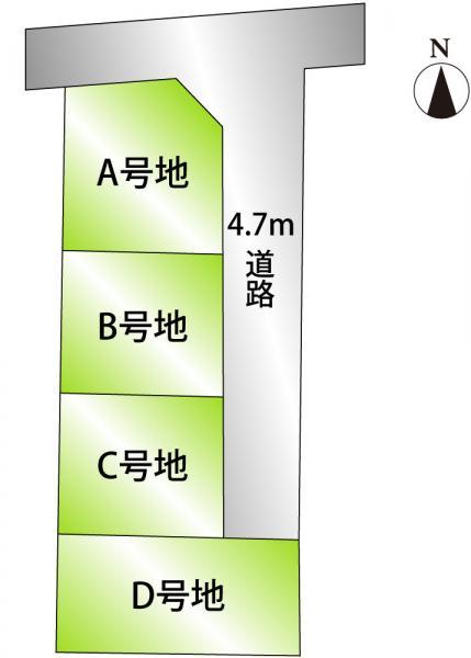 Compartment figure. Land price 19.1 million yen, Land area 90.66 sq m