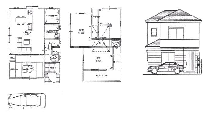 Floor plan. 37,270,000 yen, 4LDK, Land area 86.1 sq m , Building area 85.42 sq m