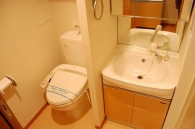 Toilet. Stylish toilet with bidet