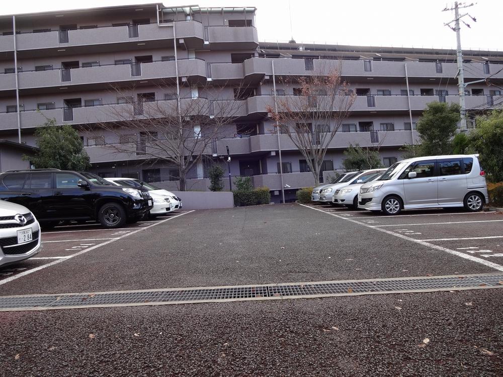 Parking lot. Common areas