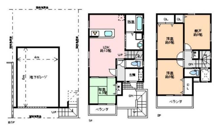 Floor plan. 32,800,000 yen, 3LDK + S (storeroom), Land area 72.62 sq m , It is a building area of ​​108.01 sq m nice floor plan. one time, Please come to visit the site