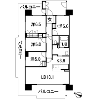 Floor: 4LDK, occupied area: 82.49 sq m, Price: 39.9 million yen