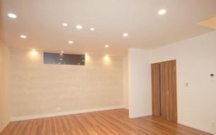 Other. It is the example of construction. In the living room, It does not adopt the ceiling light, It will be refreshing space.