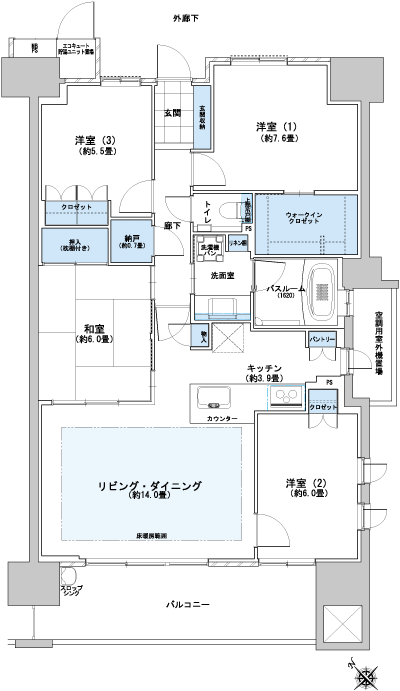Floor: 4LDK + WIC + storeroom, occupied area: 95.12 sq m, price: 36 million yen