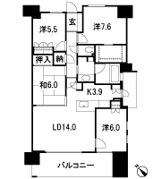 Floor: 4LDK + WIC + storeroom, occupied area: 95.12 sq m, price: 36 million yen