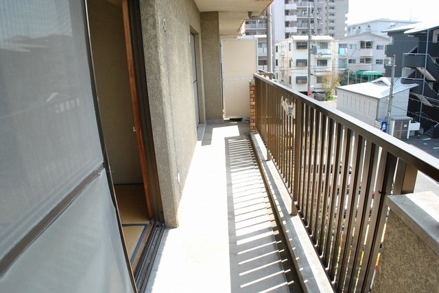 Balcony. Spacious balcony