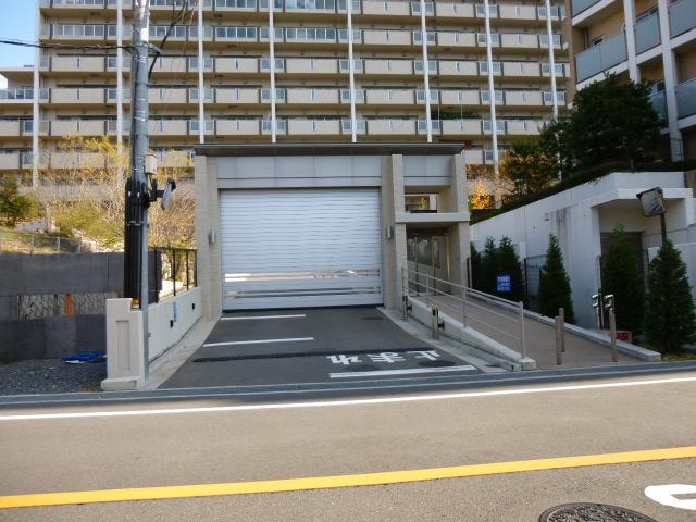Parking lot. Common areas