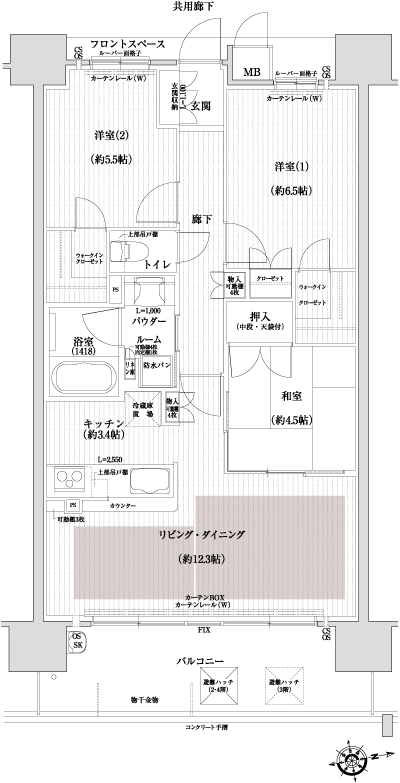 Floor: 3LDK, occupied area: 72.93 sq m, Price: 29,390,200 yen