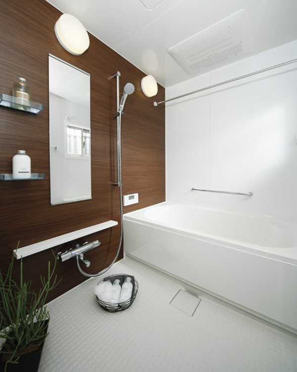Bathing-wash room.  [bathroom] Bathroom a variety of comfort has been devised so as to obtain. Heal the fatigue of the day, It is a space that you can refresh (D type model room)