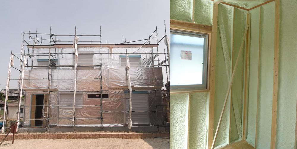 Construction ・ Construction method ・ specification.  [CW thermal insulation] Our construction photo