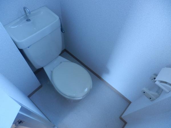 Toilet. With small window