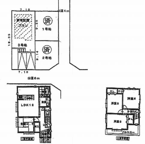 Compartment figure. Land price 19.6 million yen, Land area 130.58 sq m