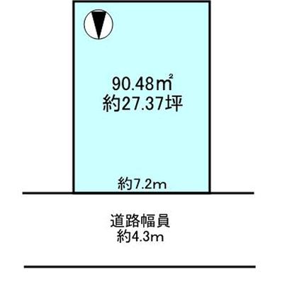 Compartment figure. Osaka Takatsuki Jonan-cho 1-chome