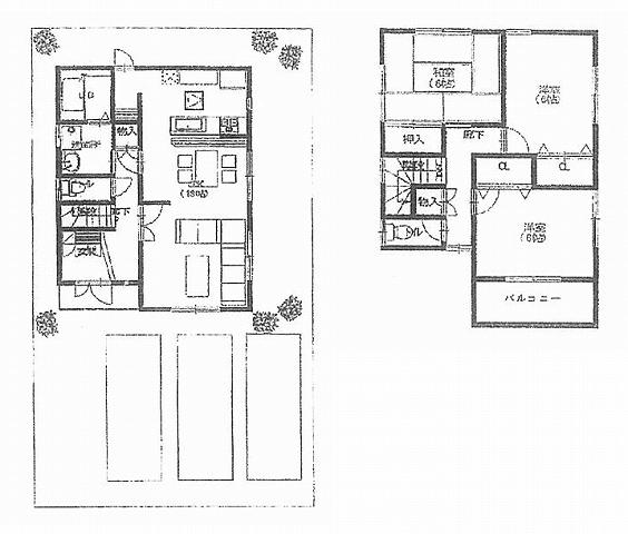 Compartment figure. Land price 17.7 million yen, Land area 150 sq m reference plan view