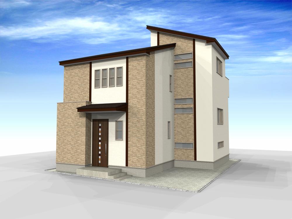 Building plan example (Perth ・ appearance). Building image Perth