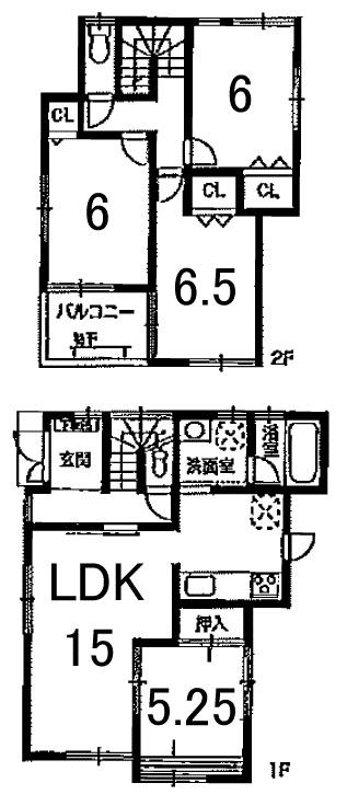 Floor plan. 35,300,000 yen, 4LDK, Land area 93.92 sq m , Building area 91.12 sq m