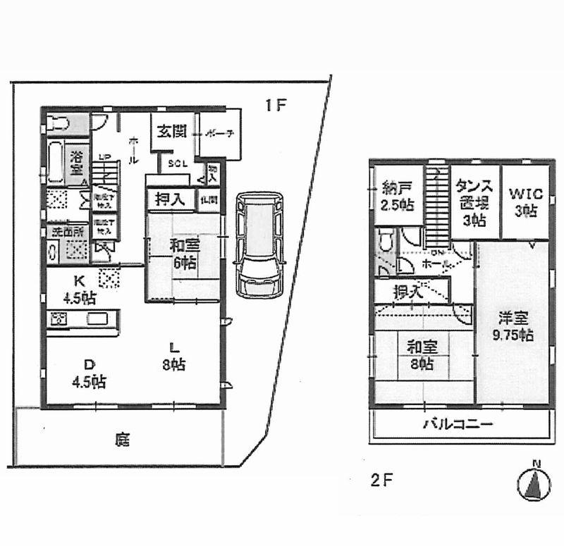 Floor plan. 54,800,000 yen, 3LDK + S (storeroom), Land area 140 sq m , Building area 120.06 sq m