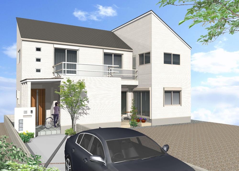 Building plan example (Perth ・ appearance). Rendering Perth! ! 
