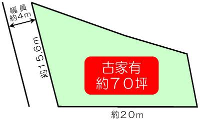 Compartment figure. Land price 44,800,000 yen, Land area 231.43 sq m