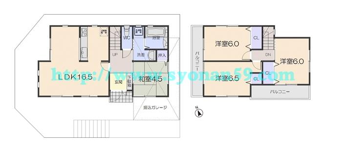 Floor plan. 27,140,000 yen, 4LDK, Land area 115.07 sq m , Building area 87.48 sq m floor plan