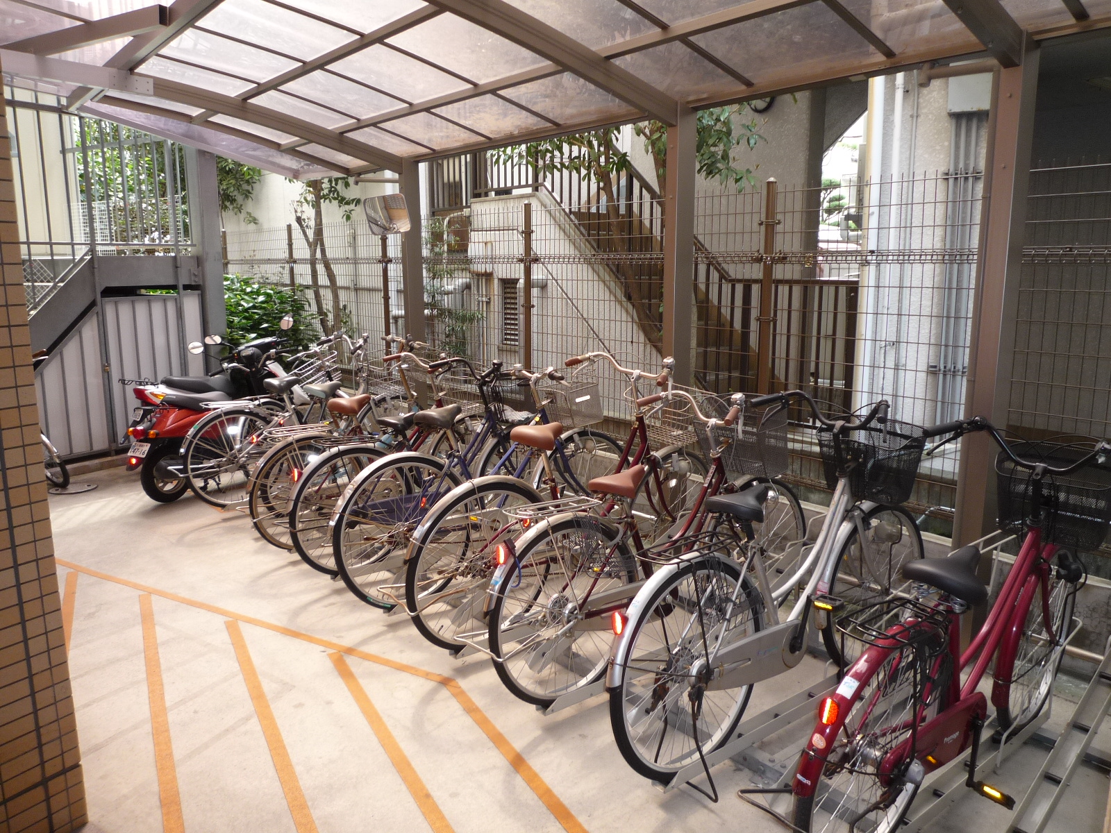 Other common areas. Bicycle-parking space