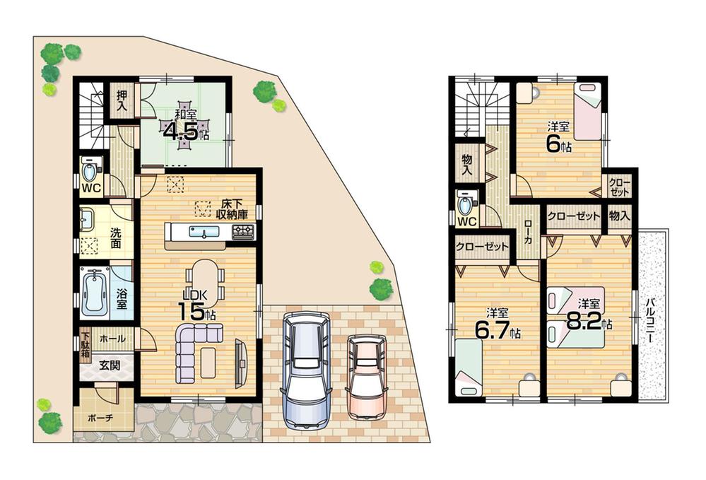 Floor plan. (No. 10 locations), Price 27,900,000 yen, 4LDK, Land area 120 sq m , Building area 95.98 sq m