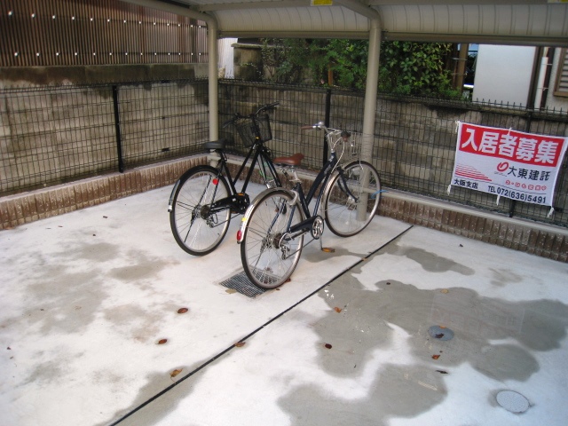 Other common areas. ● is a bicycle parking lot ●