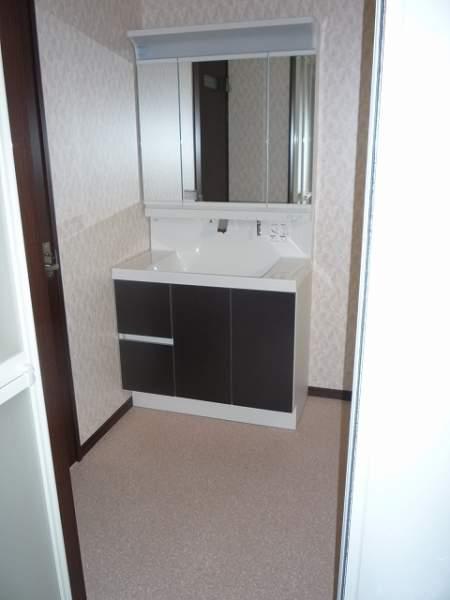 Wash basin, toilet. Bathroom vanity INAX L.C. adoption