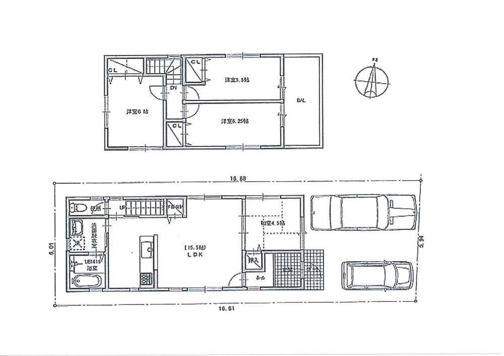 Floor plan. 31,300,000 yen, 4LDK, Land area 100.04 sq m , Building area 85.05 sq m
