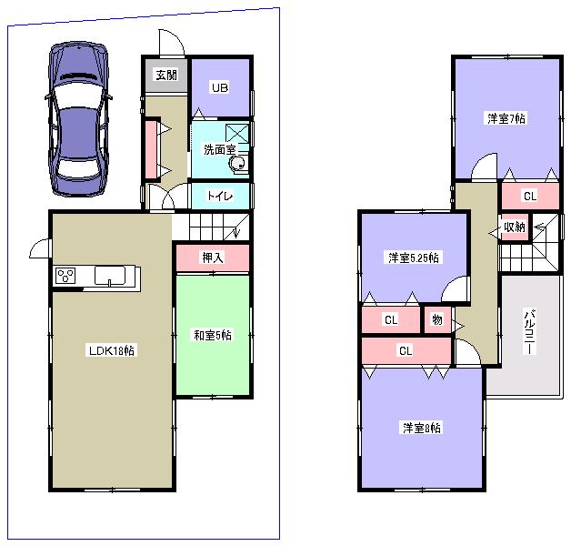 Other building plan example. Building plan example (2 vertical) Building area 104.07 sq m
