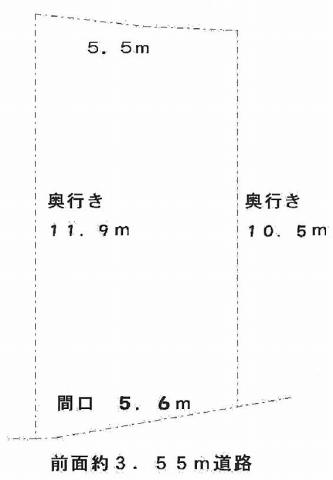Compartment figure. Land price 14.5 million yen, Land area 63.37 sq m